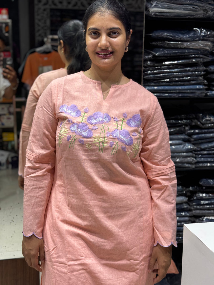 C92 PEACH FLOWER FLEX COTTON CORD SET