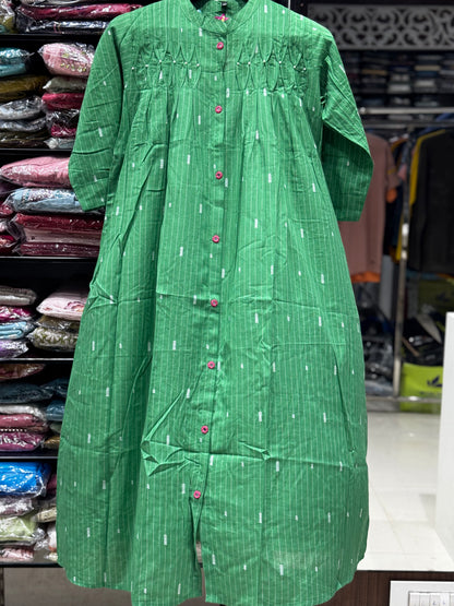 F105 JAMDANI BACKWORK DRESS