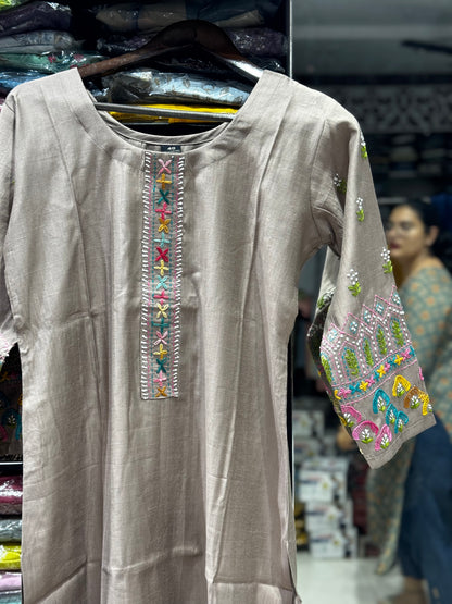 T26 VATICAN SILK KURTI