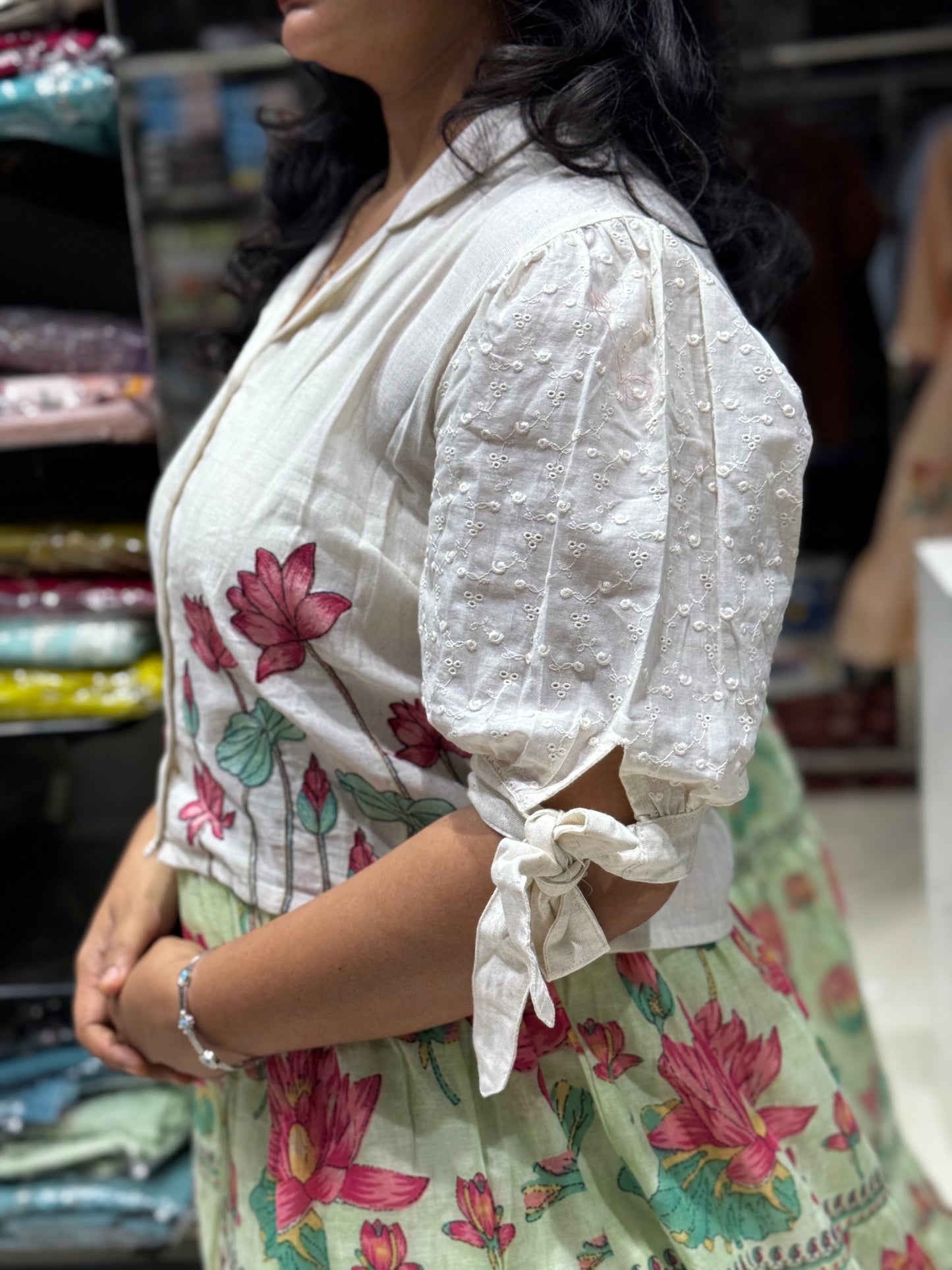 S4 Mulcotton skirt cord set
