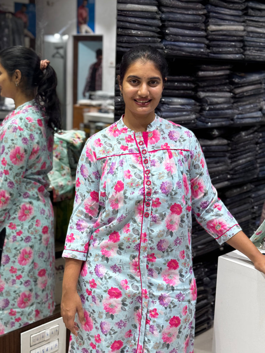 Linen  cotton kurti