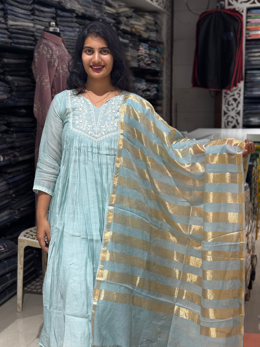 K106 Mulchanderi three piece set