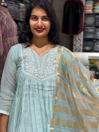 K106 Mulchanderi three piece set