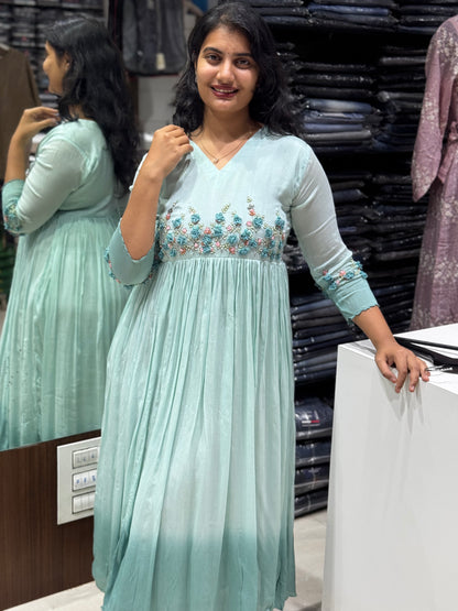 F45 DUAL SHADED OMBRE GOWN
