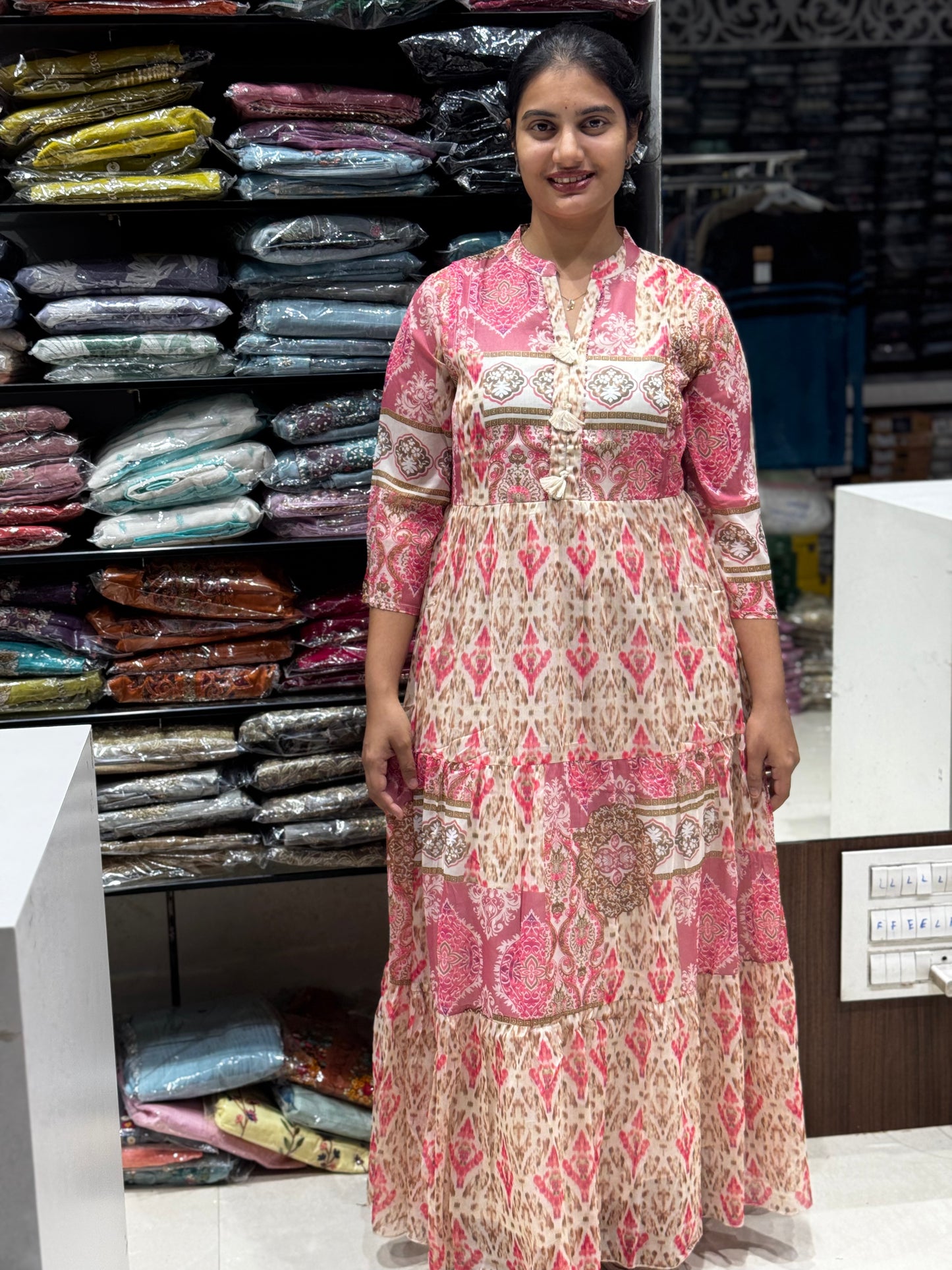 F50 Chiffon gown