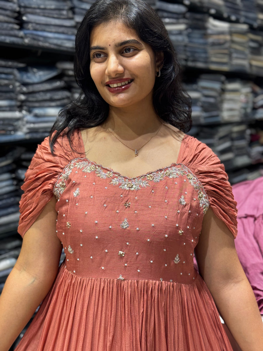 F51 CHINON SILK GOWN