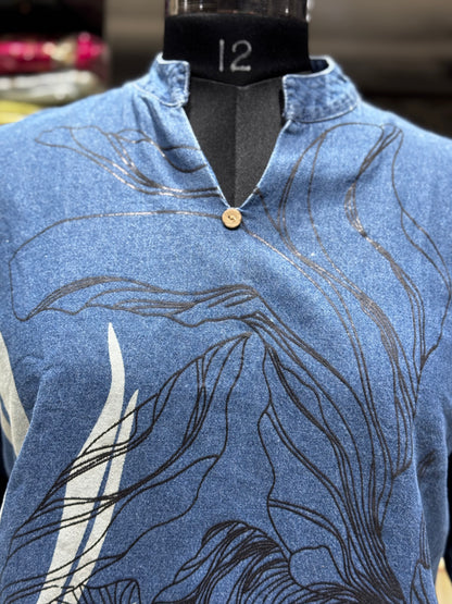 SH9 JEAN IMPORTED TUNIC