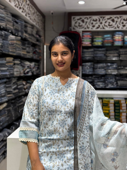 K127 CHANDERI SUIT SET