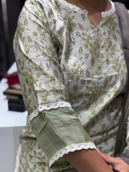 K127 CHANDERI SUIT SET