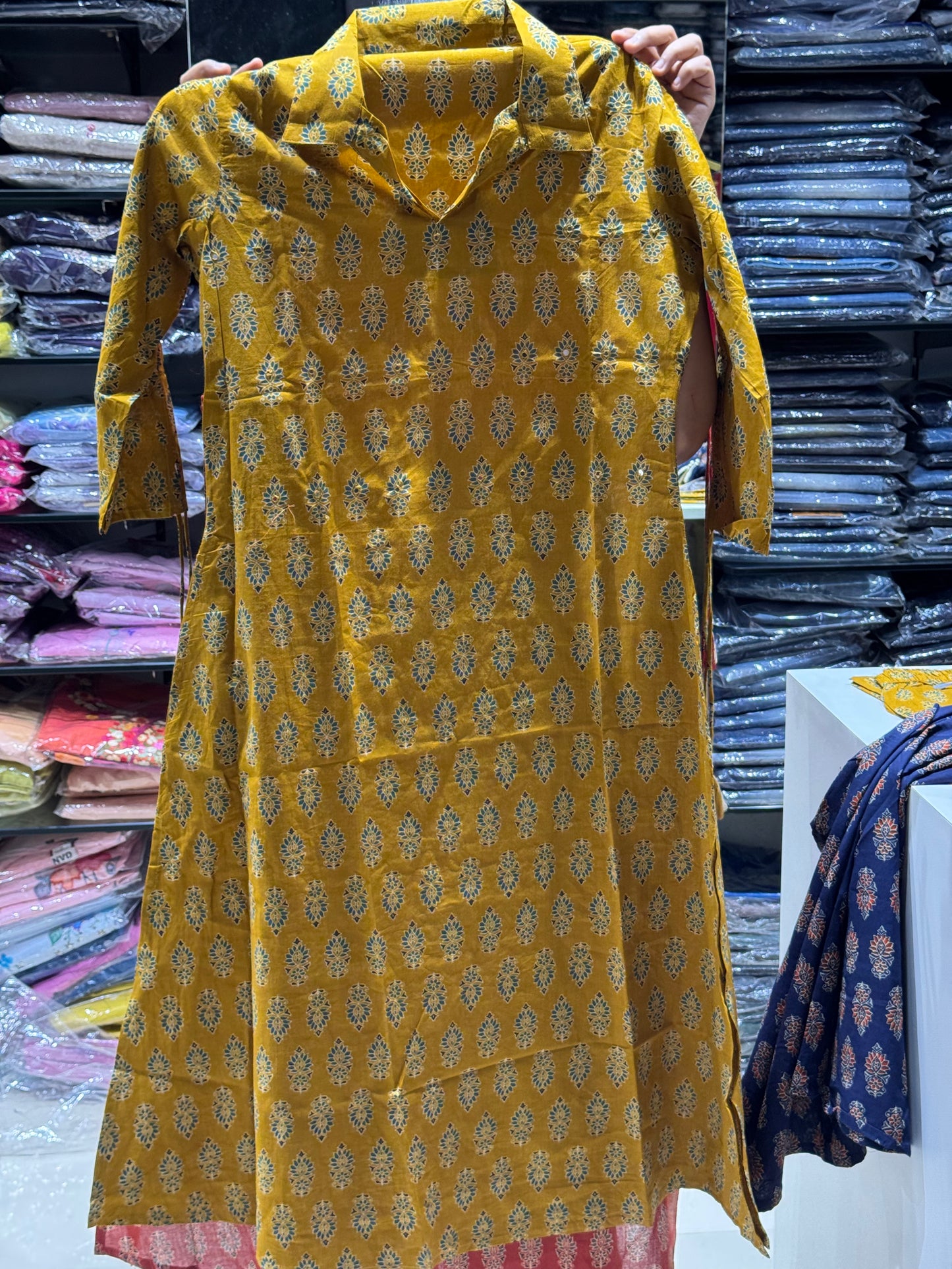 C60 JAIPUR COTTON BLOCK PRINT CORD SET