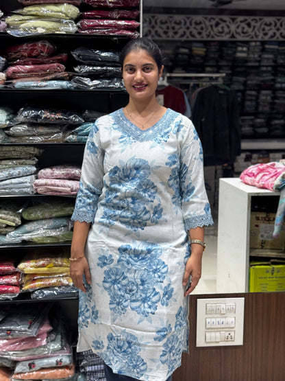 T21 LIEN FLORAL KURTI