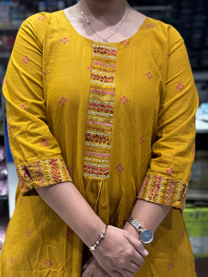 C59 HANDLOOM COTTON JAMDANI CORD SET