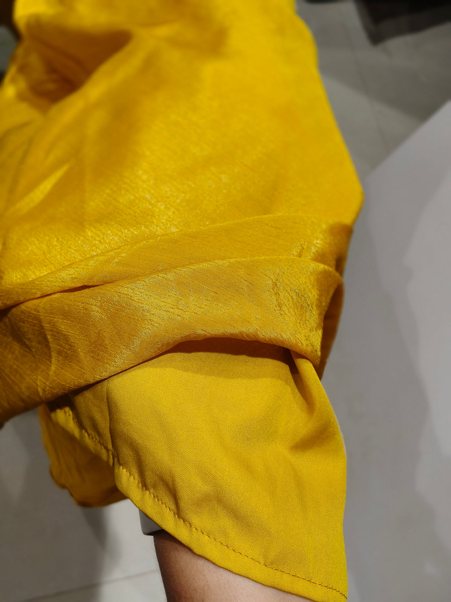 IN2 MUSTARD YELLOW Plazzo indowestern with cape style hands dupatta