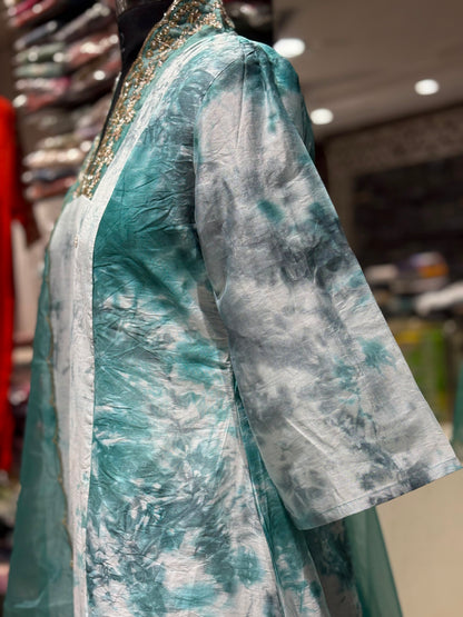 K196 Ombre Shaded blue 3pice set