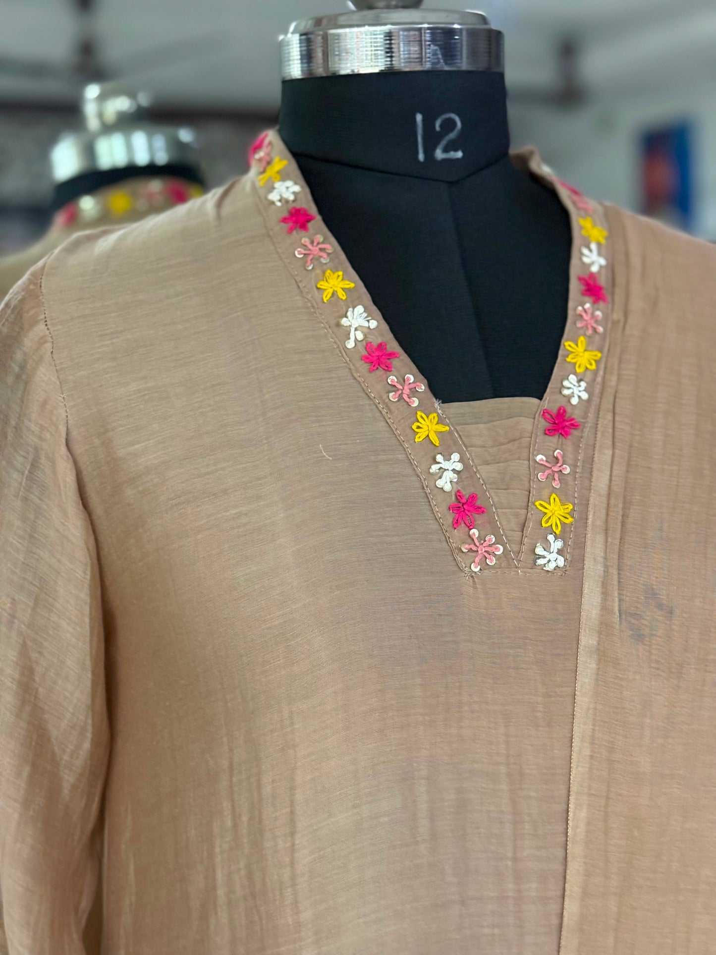 K195 collor work 3pice set biscuit colour