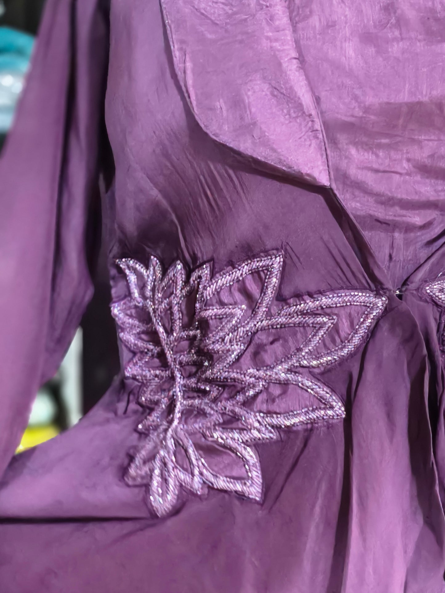 IN 15 3pice Cord Set With Jacket Model Purple colour
