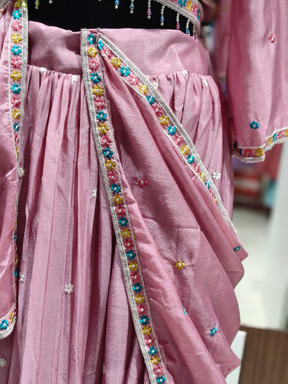 IN1 PINK GAGRA